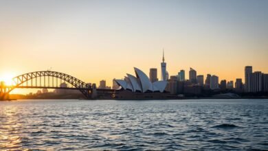 Pyrmont Bridge ,Anzac Bridge
