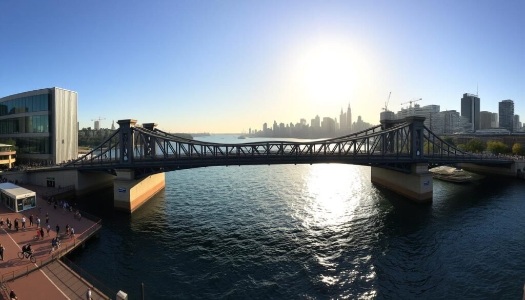 Pyrmont Bridge location